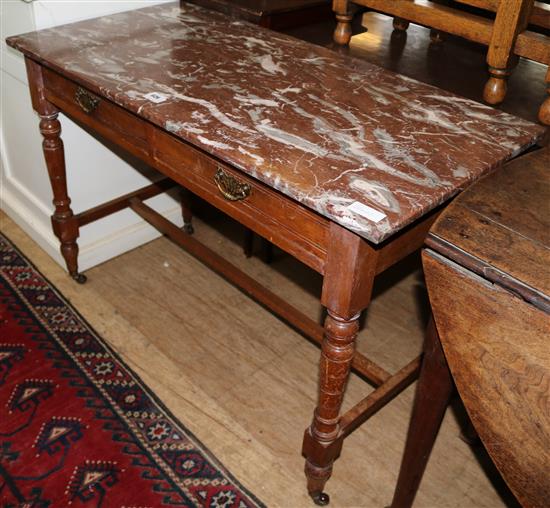 Marble top washstand(-)